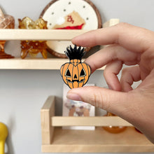 Load image into Gallery viewer, jack o lantern pin
